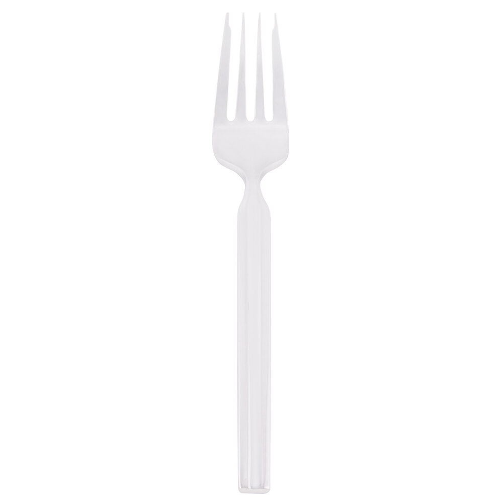 Libbey 969 038 Madison 7 1/4" 18/8 Stainless Steel Extra Heavy Weight Salad Fork - 36/Case