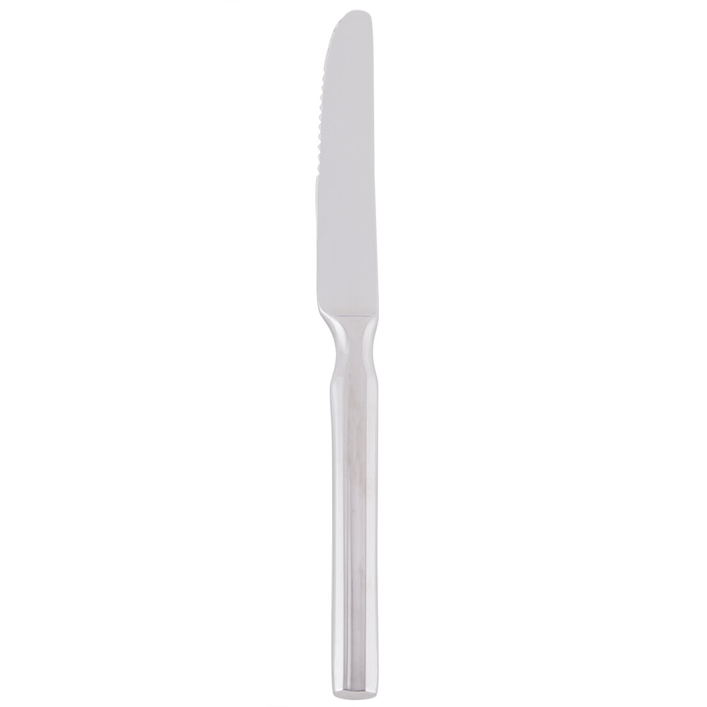 Libbey 969 7502 Madison 9 1/2" 18/8 Stainless Steel Extra Heavy Weight Dinner Knife - 36/Case