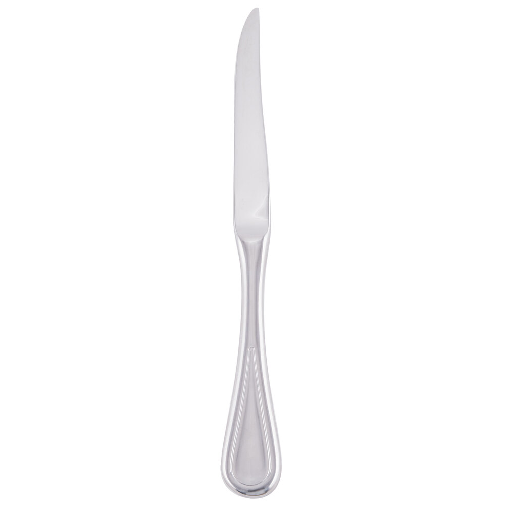 Libbey 971 5762 Aspen 9 1/2" 18/8 Stainless Steel Extra Heavy Weight Steak Knife - 36/Case