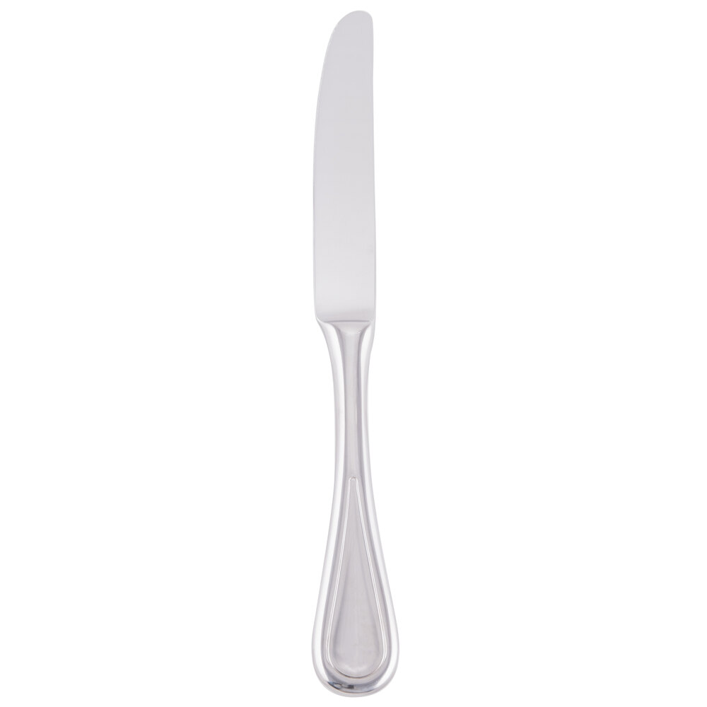 Libbey 971 7502 Aspen 9 1/2" 18/8 Stainless Steel Extra Heavy Weight Dinner Knife - 36/Case