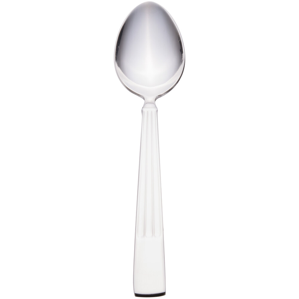 Libbey 972 002 Gibraltar 7 1/8" 18/0 Stainless Steel Heavy Weight Dessert Spoon - 36/Case