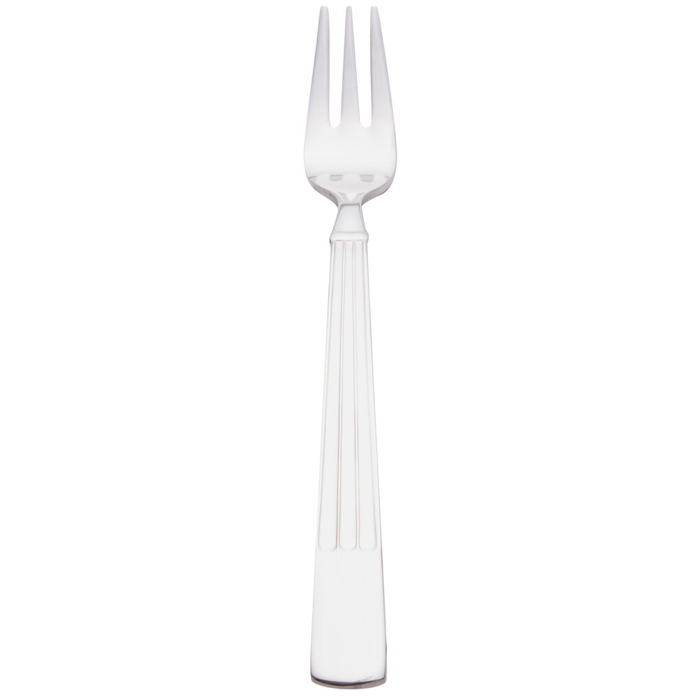 Libbey 972 029 Gibraltar 5 7/8" 18/0 Stainless Steel Heavy Weight Cocktail Fork - 36/Case