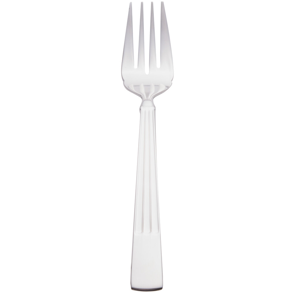 Libbey 972 038 Gibraltar 7" 18/0 Stainless Steel Heavy Weight Salad Fork - 36/Case