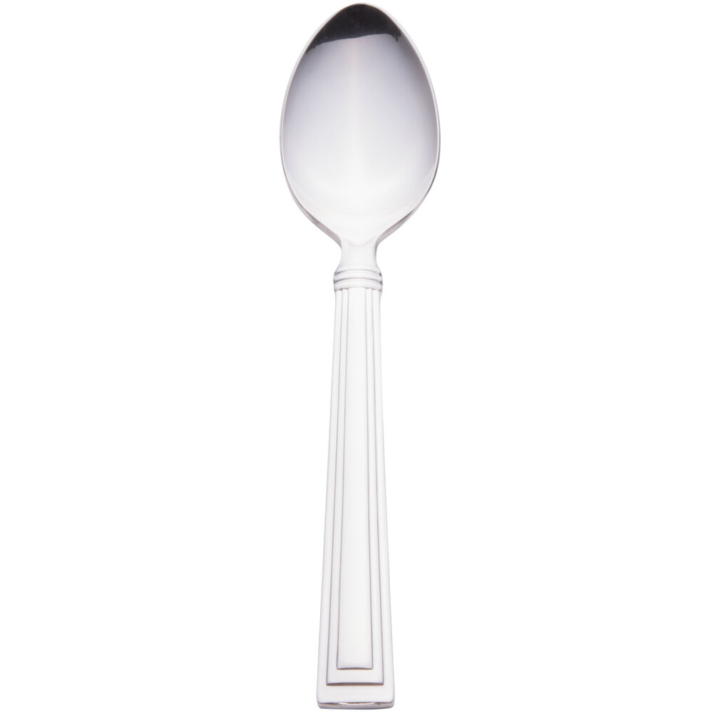 Libbey 977 001 Slate 6 3/8" 18/0 Stainless Steel Heavy Weight Teaspoon - 36/Case