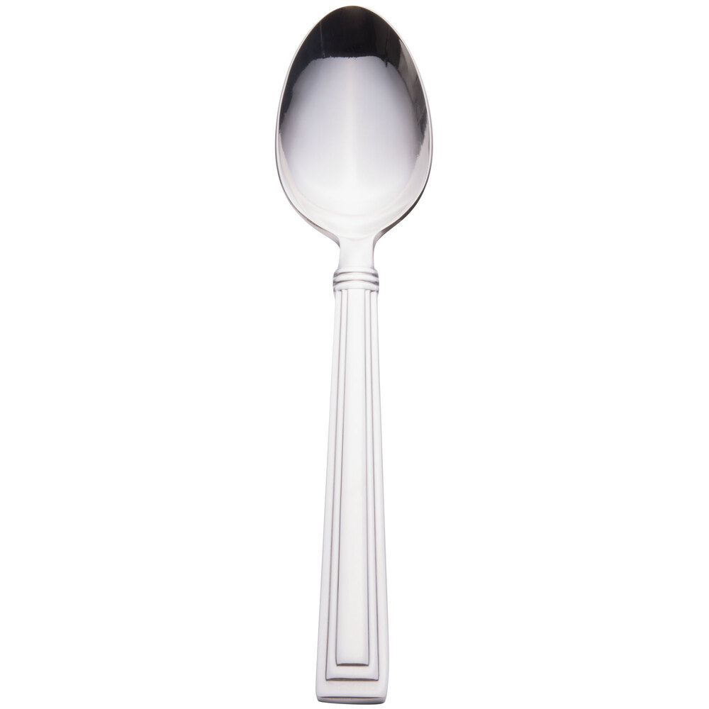 Libbey 977 002 Slate 7 1/8" 18/0 Stainless Steel Heavy Weight Dessert Spoon - 36/Case