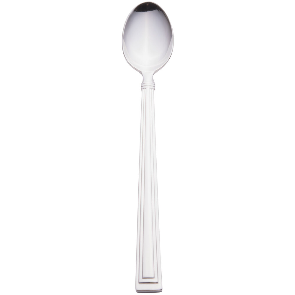 Libbey 977 021 Slate 7 7/8" 18/0 Stainless Steel Heavy Weight Iced Tea Spoon - 36/Case