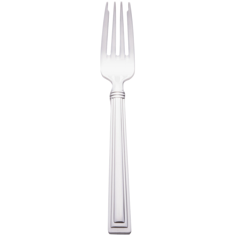 Libbey 977 038 Slate 7 1/8" 18/0 Stainless Steel Heavy Weight Salad Fork - 36/Case