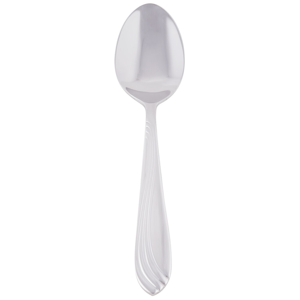 Libbey 980 001 Neptune 6" 18/8 Stainless Steel Extra Heavy Weight Teaspoon - 36/Case