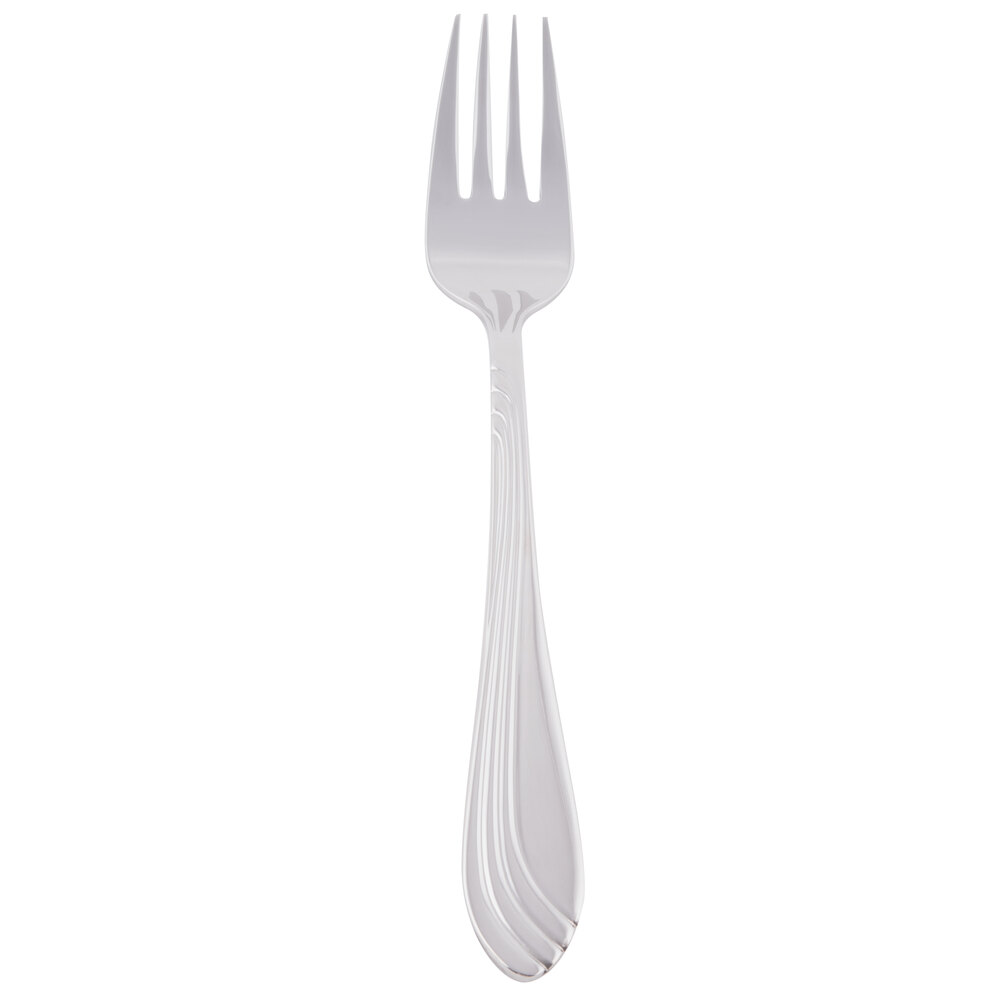 Libbey 980 027 Neptune 7 7/8" 18/8 Stainless Steel Extra Heavy Weight Dinner Fork - 36/Case