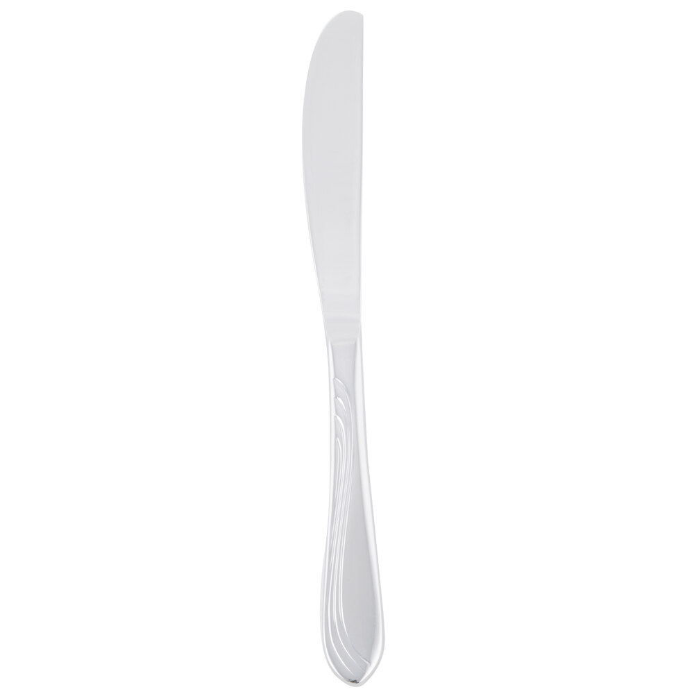 Libbey 980 554 Neptune 7" 18/8 Stainless Steel Extra Heavy Weight Bread and Butter Knife - 36/Case