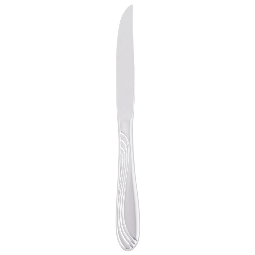 Libbey 980 5762 Neptune 9 1/8" 18/8 Stainless Steel Extra Heavy Weight Steak Knife - 36/Case