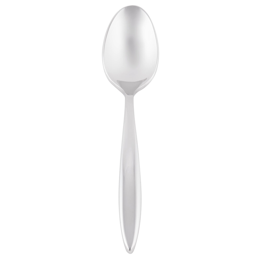 Libbey 982 007 Contempra 4 1/2" 18/8 Stainless Steel Extra Heavy Weight Demitasse Spoon - 36/Case