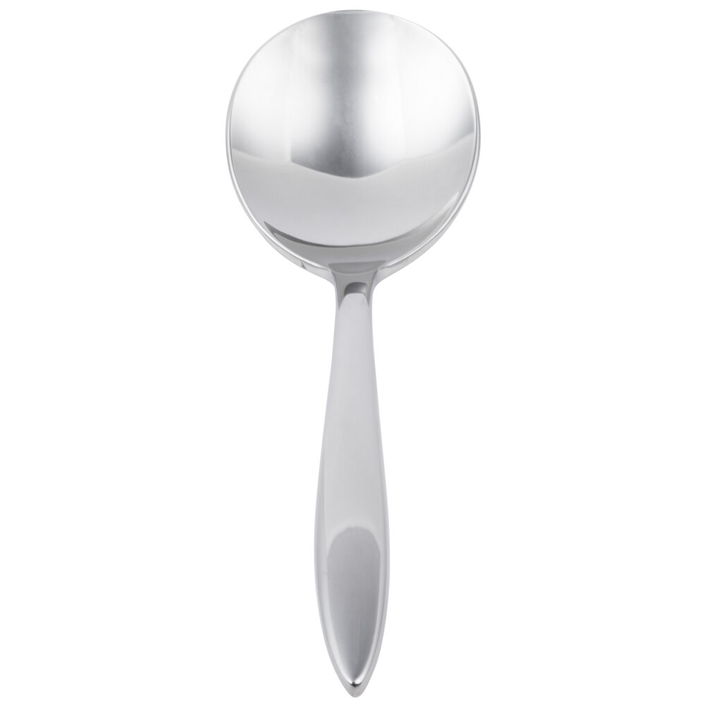 Libbey 982 016 Contempra 6" 18/8 Stainless Steel Extra Heavy Weight Bouillon Spoon - 36/Case