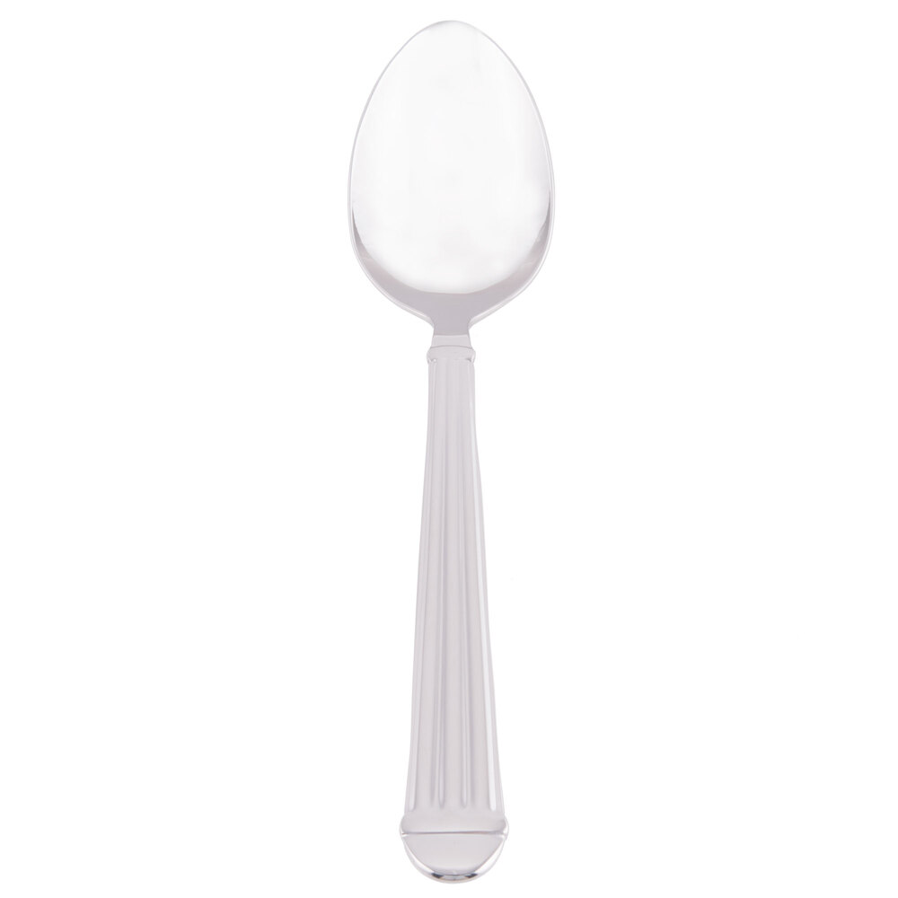 Libbey 983 002 Aegean 7 1/8" 18/8 Stainless Steel Extra Heavy Weight Dessert Spoon - 36/Case