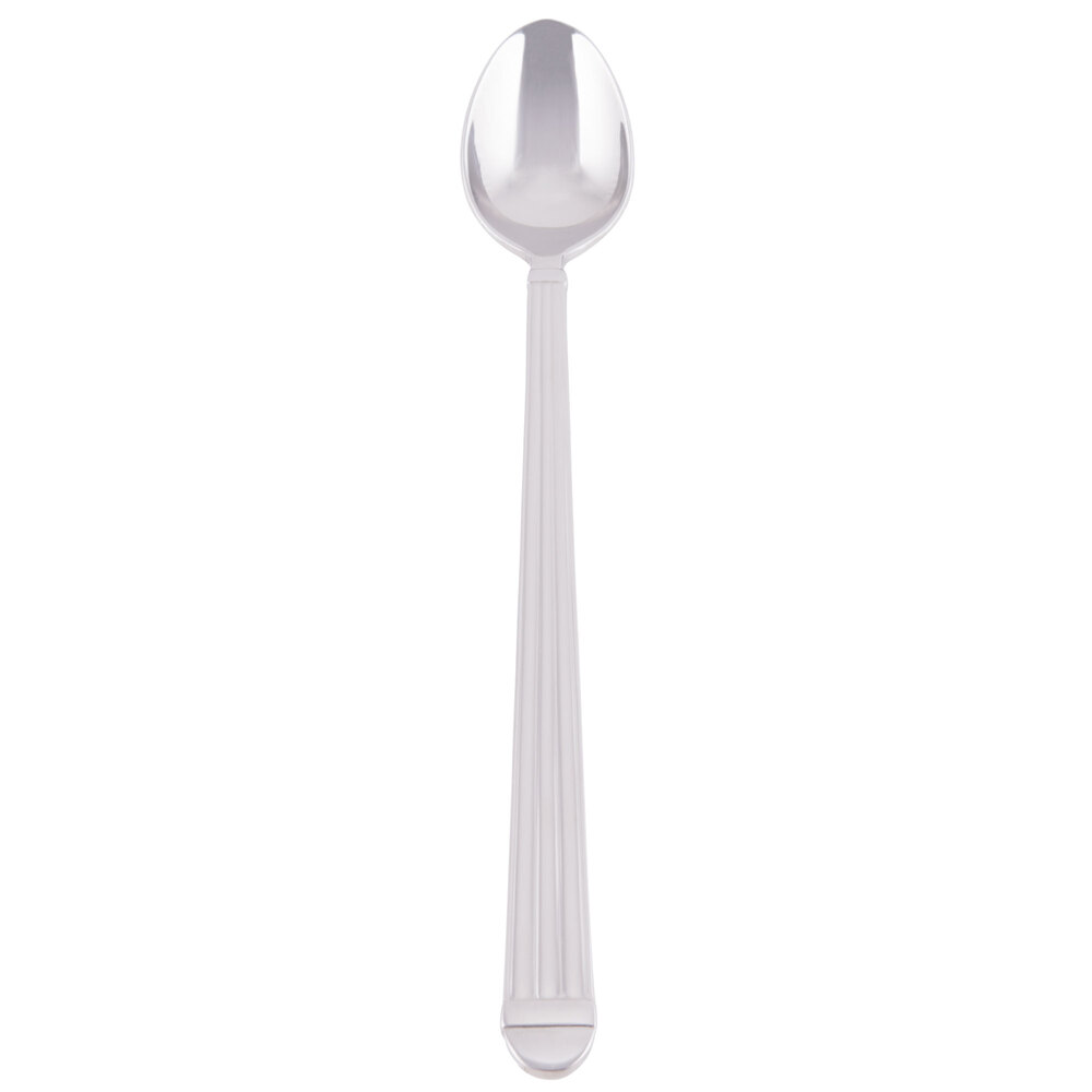 Libbey 983 021 Aegean 7 5/8" 18/8 Stainless Steel Extra Heavy Weight Iced Tea Spoon - 36/Case
