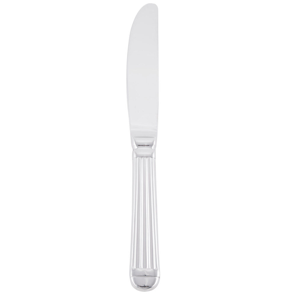 Libbey 983 554 Aegean 7 1/4" 18/8 Stainless Steel Extra Heavy Weight Bread and Butter Knife - 36/Case