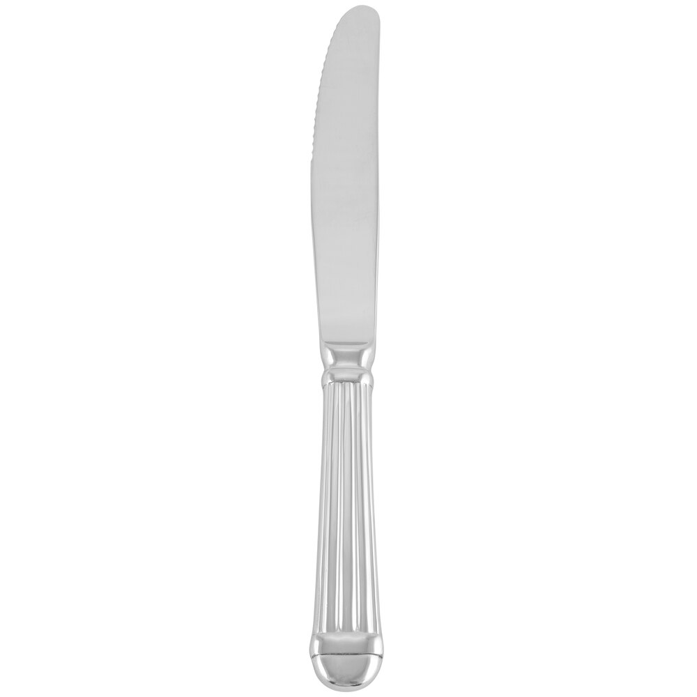 Libbey 983 7502 Aegean 9 1/8" 18/8 Stainless Steel Extra Heavy Weight Dinner Knife - 36/Case