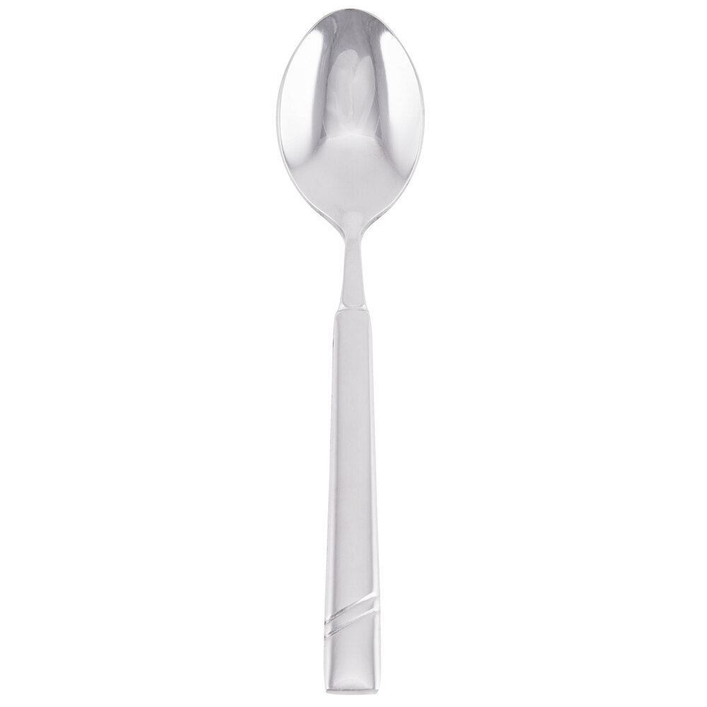Libbey 988 001 Zephyr 6 1/4" 18/8 Stainless Steel Extra Heavy Weight Teaspoon - 36/Case