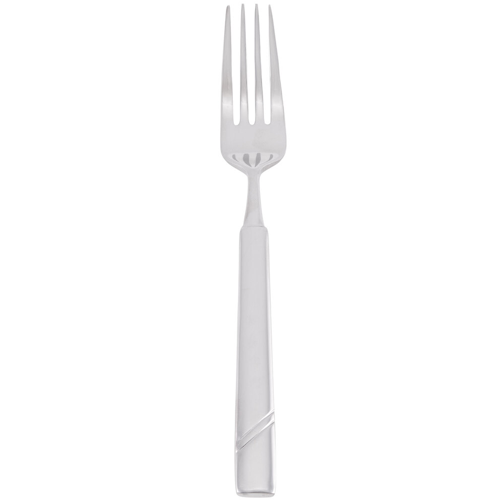 Libbey 988 027 Zephyr 8 1/8" 18/8 Stainless Steel Extra Heavy Weight Dinner Fork - 36/Case