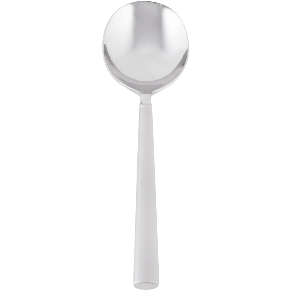 Libbey 992 016 Cimarron 18/8 Extra Heavy Weight Stainless Steel 6 1/4" Bouillon Spoon - 36/Case