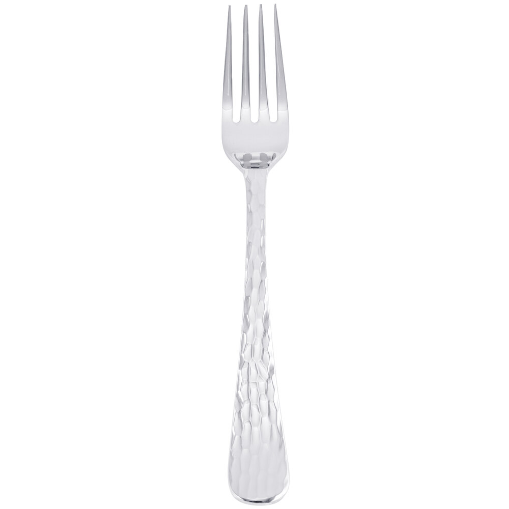 Libbey 994 030 Aspire 7 1/8" 18/8 Stainless Steel Extra Heavy Weight Utility / Dessert Fork - 36/Case