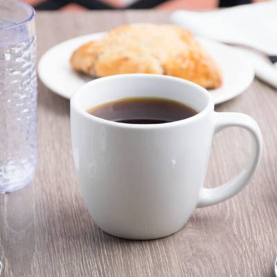 Libbey BW-1110 Basics 10 oz. Bright White Porcelain Mug