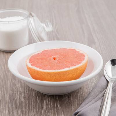 Libbey BW-1131 Basics 10 oz. Bright White Porcelain Grapefruit Bowl