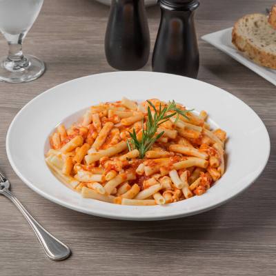 Libbey BW-1134 Basics 18 oz. Bright White Porcelain Entree / Pasta Bowl
