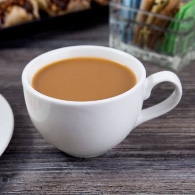 Libbey BW-1152 Basics 7.5 oz. Bright White Porcelain Low Cup
