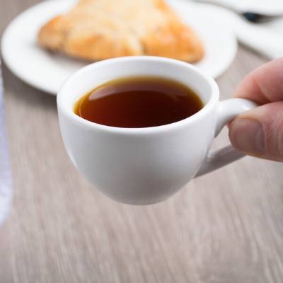 Libbey BW-1154 Basics 3 oz. Bright White Porcelain Espresso Cup