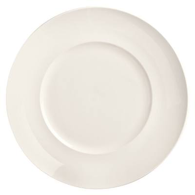 Libbey BW-5211 Basics 11 3/8" Bright White Porcelain Coupe Plate
