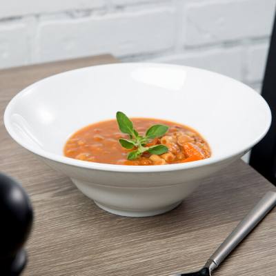 Libbey BW-8100 Chef's Selection II 7 oz. Ultra Bright White Sea Bright Bowl