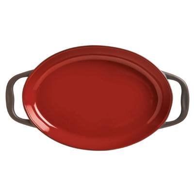 Libbey CBC-002 Coos Bay 11 oz. Chili Stoneware Oval Baker