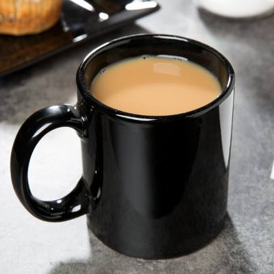 Libbey Slate 12 oz. Black Porcelain Mug