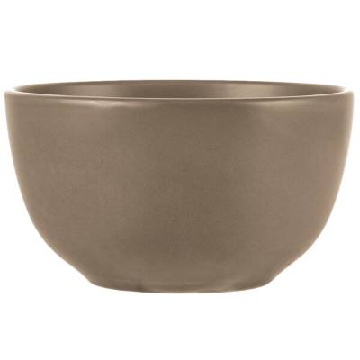 Libbey DRI-10-S Driftstone 26 oz. Sand Satin Matte Porcelain Bowl