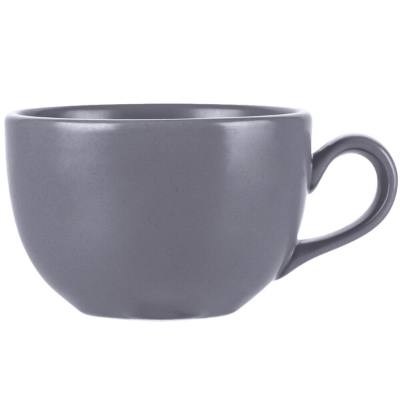 Libbey DRI-12-G Driftstone 7.75 oz. Granite Satin Matte Porcelain Cup