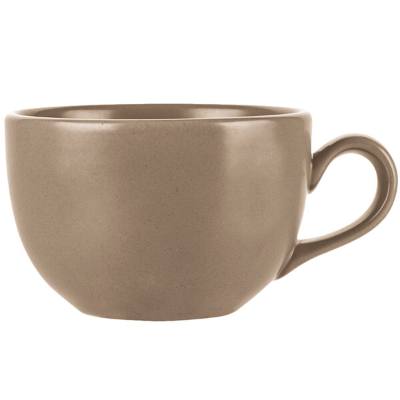 Libbey DRI-12-S Driftstone 7.75 oz. Sand Satin Matte Porcelain Cup