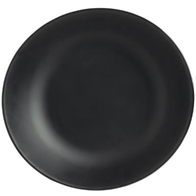Libbey DRI-16-OME Driftstone 115 oz. Onyx Organic Melamine Coupe Serving Bowl