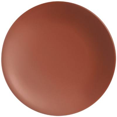 Libbey Driftstone 9" Clay Satin Matte Porcelain Coupe Plate