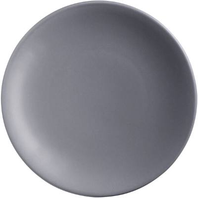 Libbey Driftstone 9" Granite Satin Matte Porcelain Coupe Plate