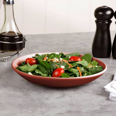 Libbey DRI-4-C Driftstone 38 oz. Clay Satin Matte Porcelain Coupe Bowl