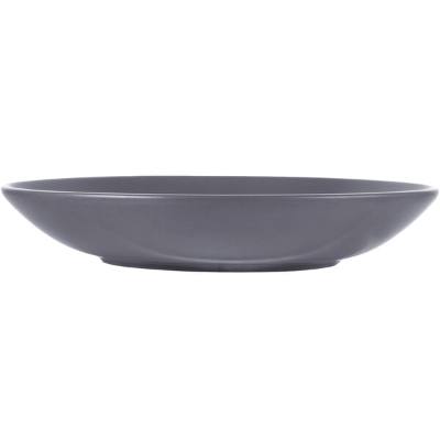 Libbey DRI-4-G Driftstone 38 oz. Granite Satin Matte Porcelain Coupe Bowl