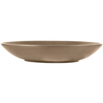 Libbey DRI-4-S Driftstone 38 oz. Sand Satin Matte Porcelain Coupe Bowl
