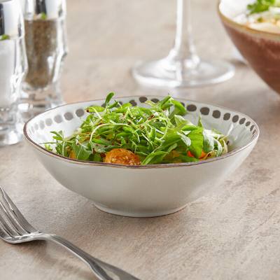 Libbey DULCET-3G Dulcet 14 oz. Gray Stoneware Soup Bowl