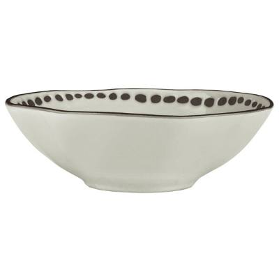 Libbey DULCET-5G Dulcet 50 oz. Gray Stoneware Serving Bowl