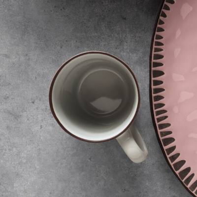 Libbey DULCET-6G Dulcet 13 oz. Gray Stoneware Mug