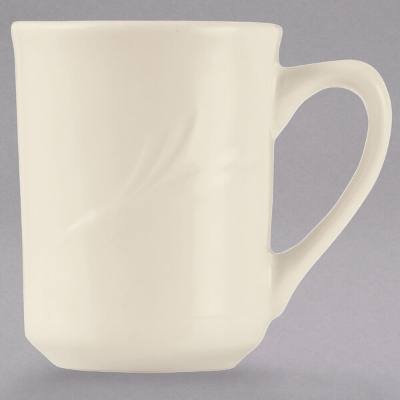 Libbey END-1 Endurance 8.5 oz. Cream White China Mug