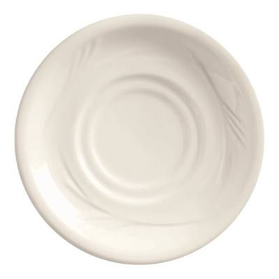 Libbey END-15 Endurance 5 1/2" Round Cream White China Saucer