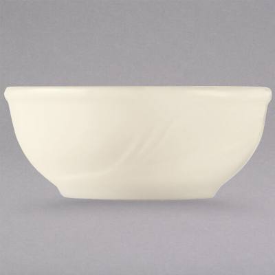 Libbey END-23 Endurance 10 oz. Cream White China Oatmeal Bowl