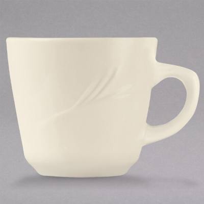 Libbey END-3 Endurance 7 oz. Cream White China Tall Cup